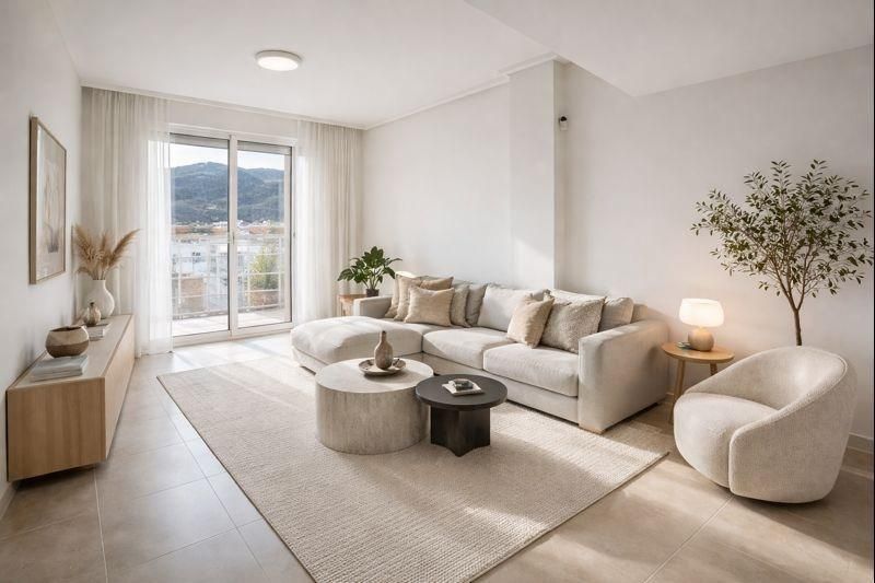 Sala d'estar de Pis en venda en  Murcia Capital amb Jardí privat, Terrassa i Traster