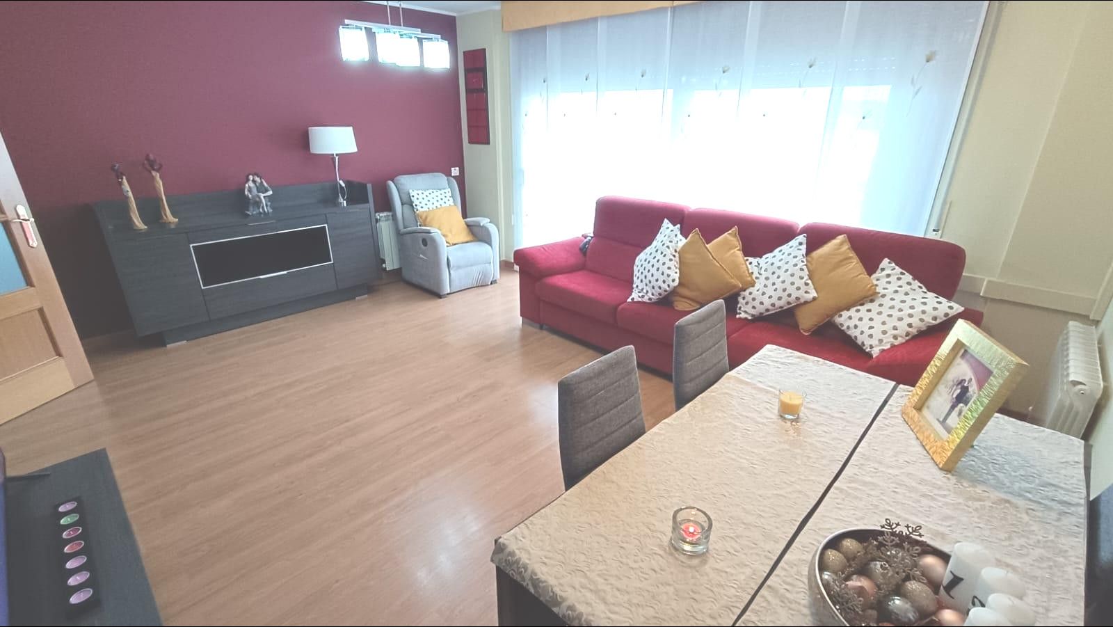 Living room of Attic for sale in El Vendrell  with Heating, Parquet flooring and Terrace