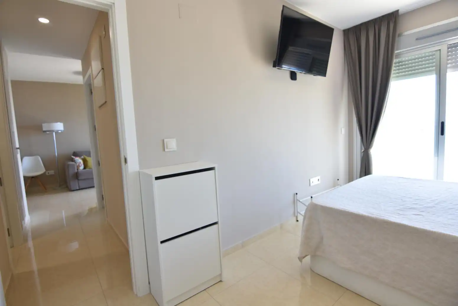 Bedroom of Flat for sale in Oropesa del Mar / Orpesa  with Air Conditioner, Heating and Private garden