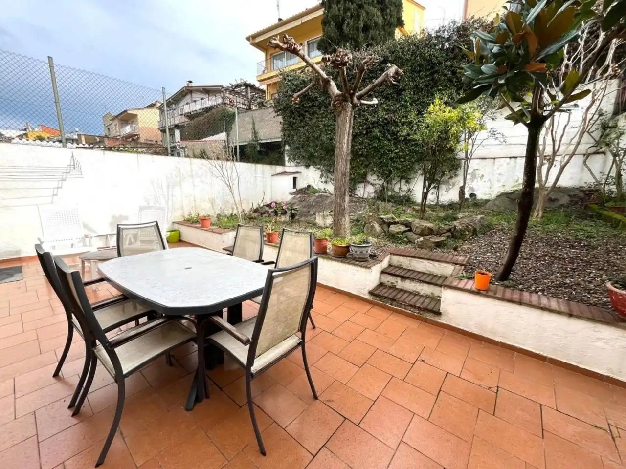 Terraza de Casa o chalet en venta en Girona con Aire acondicionado, Calefacción y Jardín privado
