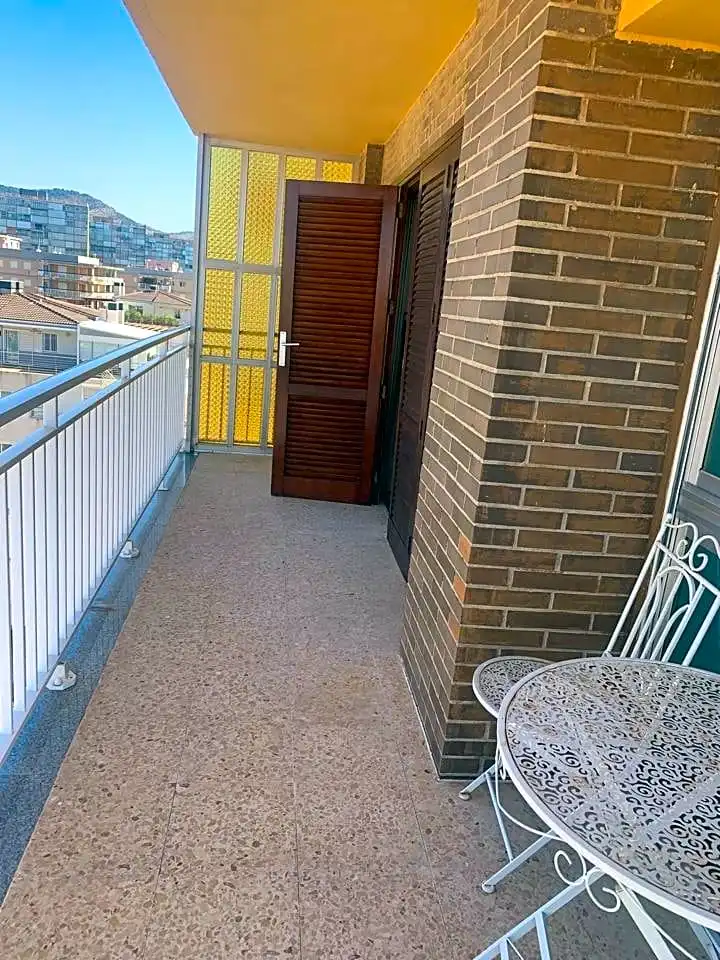 Terrassa de Apartament de lloguer en Benicasim / Benicàssim amb Aire condicionat, Terrassa i Moblat