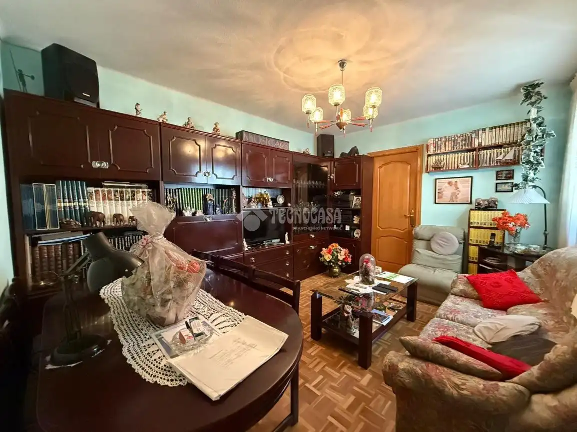 Sala de estar de Piso en venta en Madrid con Aire acondicionado y Terraza