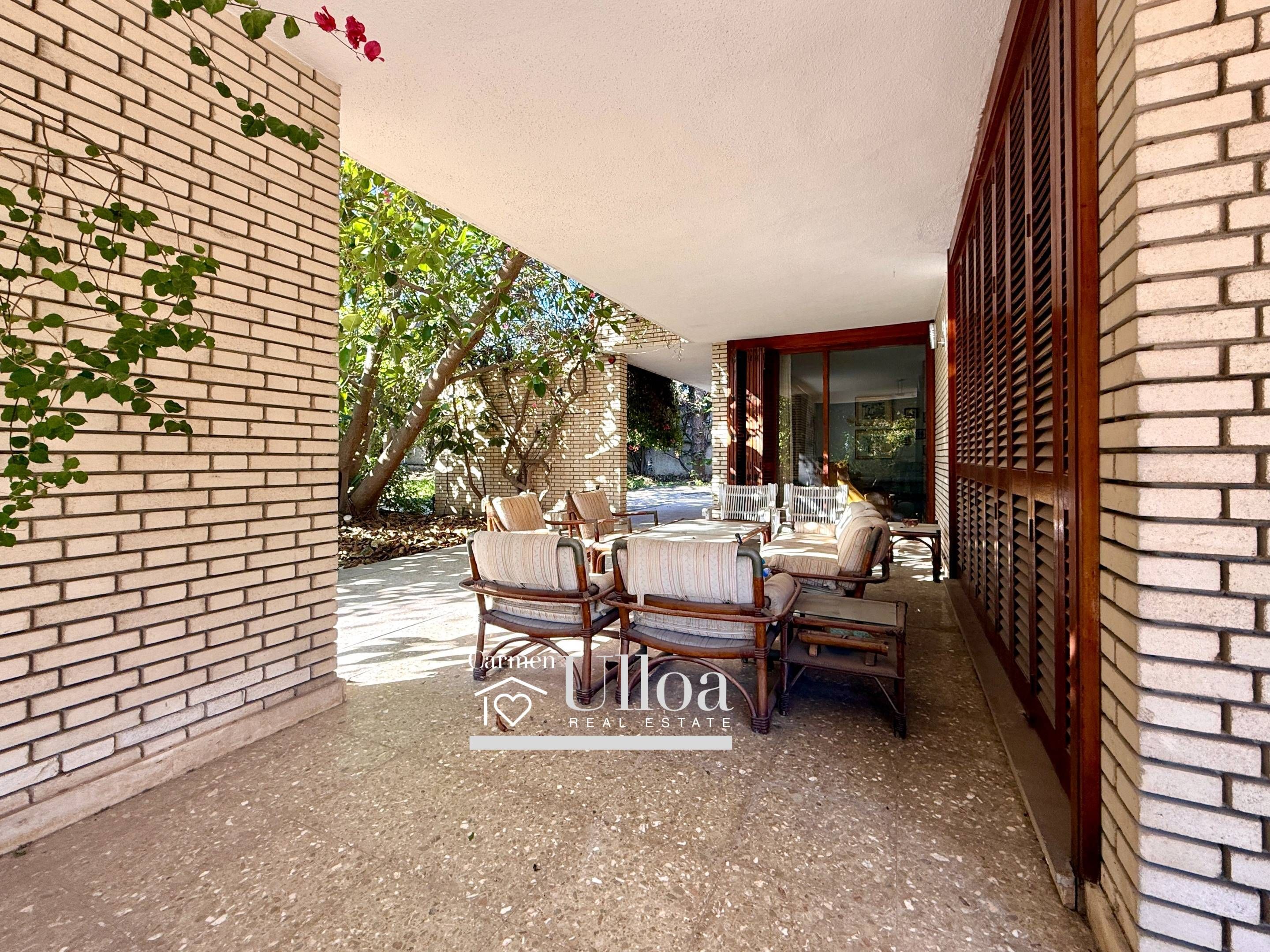 Terrassa de Casa o xalet en venda en Alicante / Alacant amb Aire condicionat, Jardí privat i Terrassa