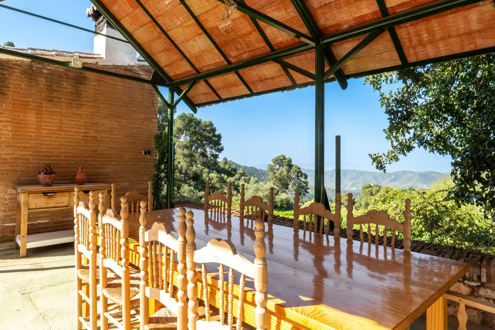 Terraza de Finca rústica en venta en Málaga con Calefacción, Jardín privado y Terraza