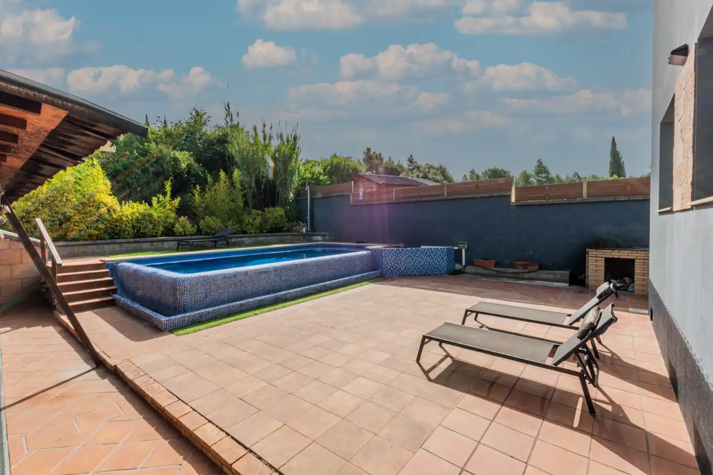 Piscina de Casa o xalet en venda en Vacarisses amb Aire condicionat, Calefacció i Jardí privat