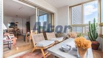 Terrace of Flat for sale in  Madrid Capital  with Heating, Terrace and Swimming Pool