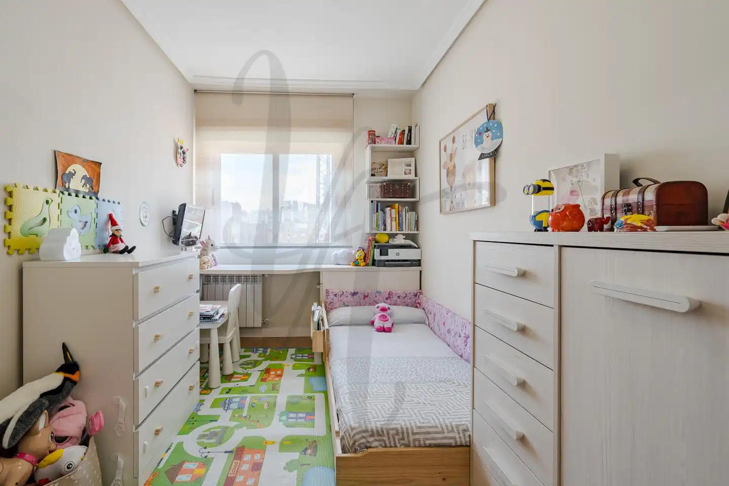 Schlafzimmer von Wohnung zum Verkauf in Madrid mit Klimaanlage, Heizung und Parkett