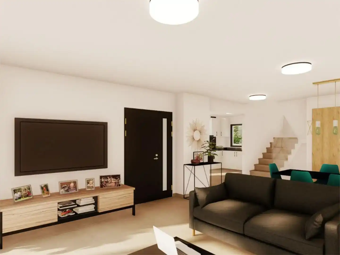 Sala de estar de Casa o chalet en venta en El Campello con Aire acondicionado, Piscina y Balcón