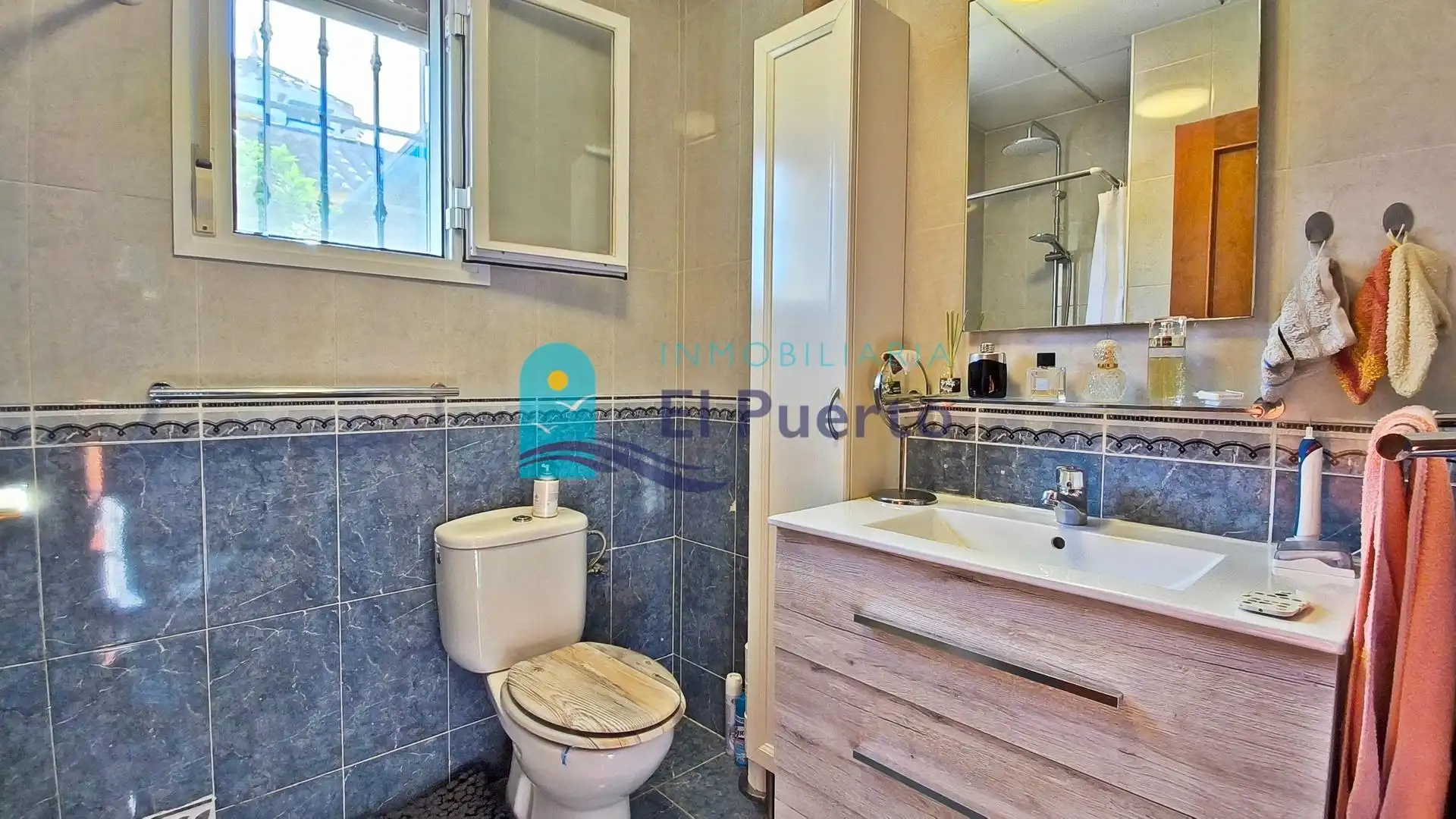 Baño de Casa o chalet en venta en Mazarrón con Aire acondicionado, Calefacción y Jardín privado