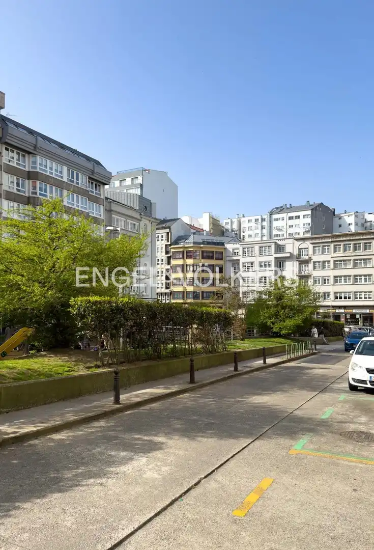 Exterior view of Flat for sale in A Coruña Capital   with Heating