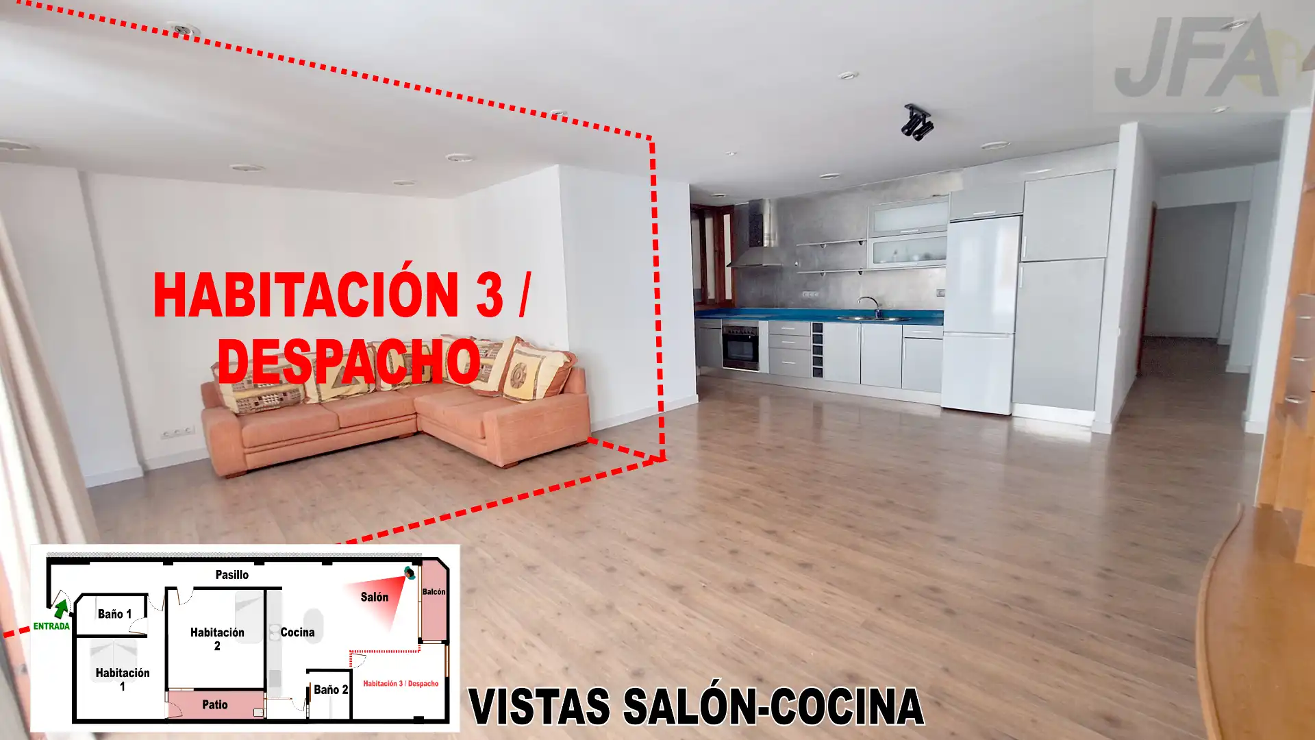 Sala d'estar de Pis en venda en Las Palmas de Gran Canaria amb Parquet, Moblat i Forn