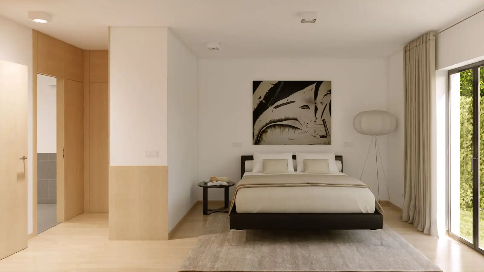 Habitación de Casa o chalet en venta en Santiago de Compostela  con Calefacción, Jardín privado y Balcón