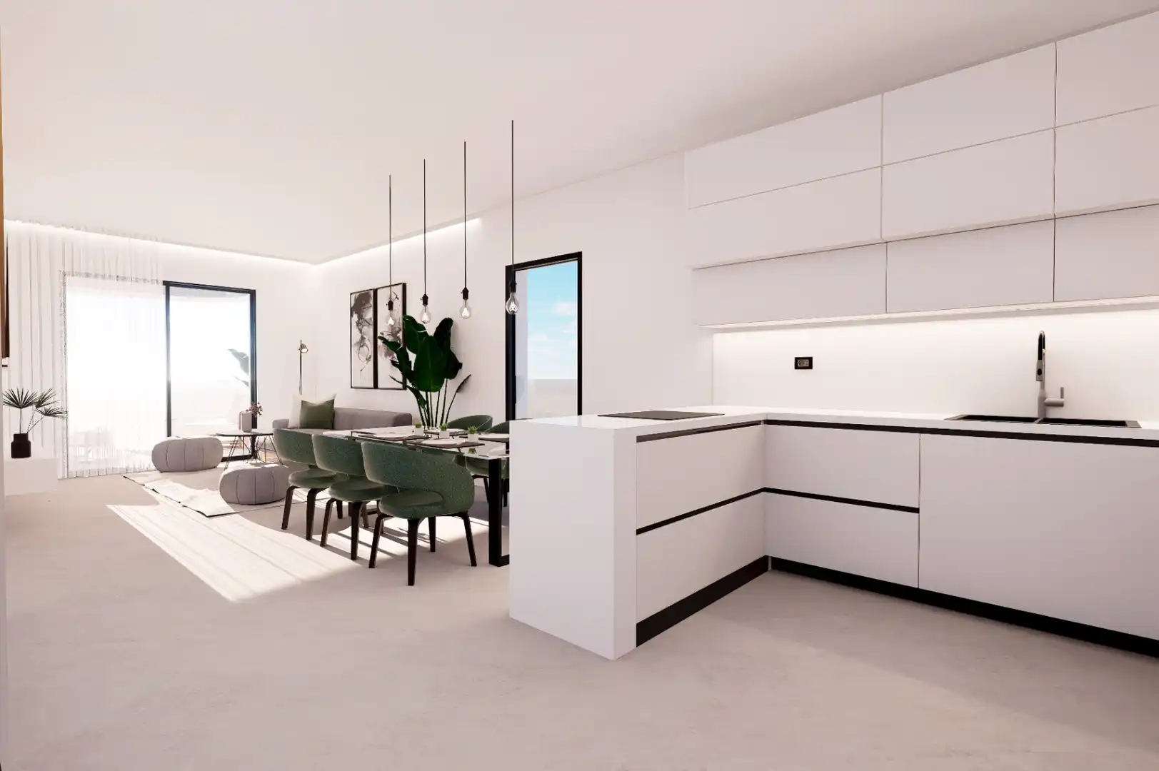 Apartamento con piscina en venta en Balcón de Finestrat - Terra Marina, imagen 8