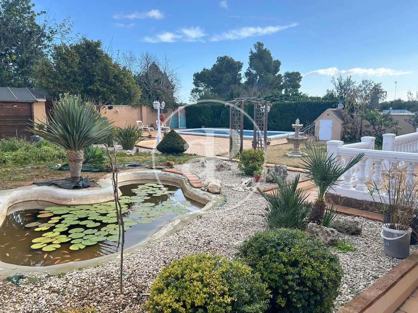 Jardín de Casa o chalet en venta en Montserrat con Aire acondicionado, Calefacción y Jardín privado