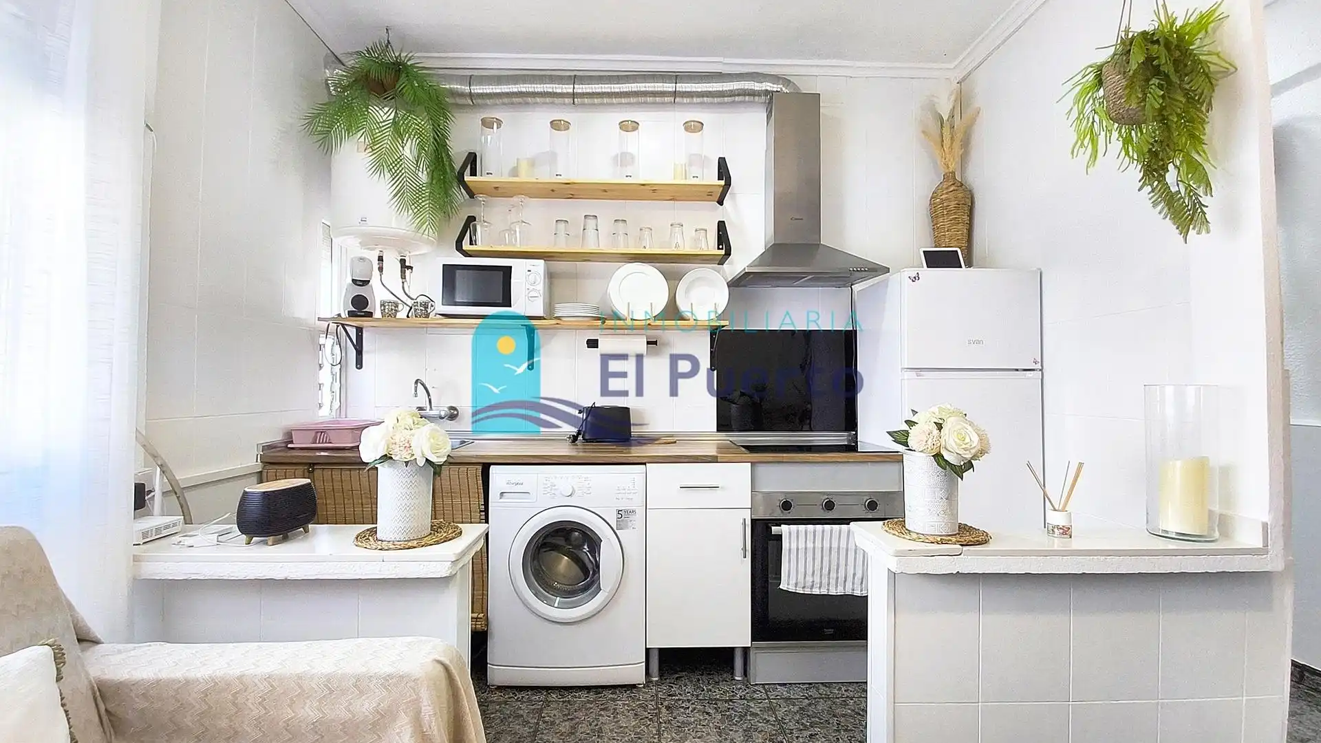 Cocina de Apartamento en venta en Águilas con Aire acondicionado y Amueblado