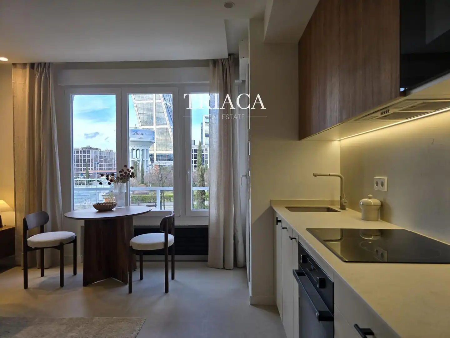 Cocina de Piso de alquiler en Madrid con Aire acondicionado, Terraza y Amueblado