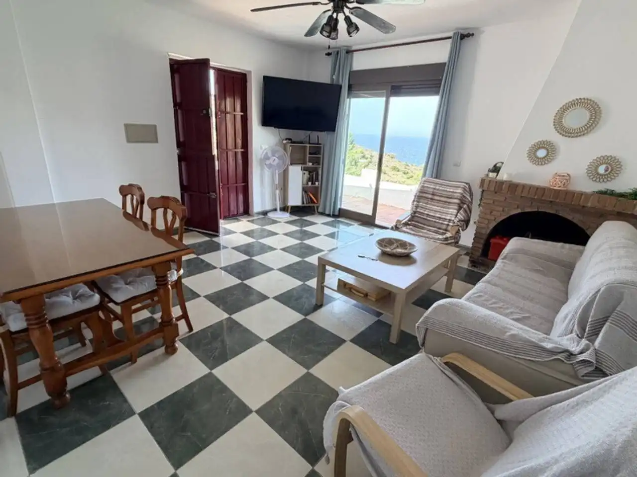 Living room of Houses for rent in Almuñécar  with Private garden, Terrace and Swimming Pool