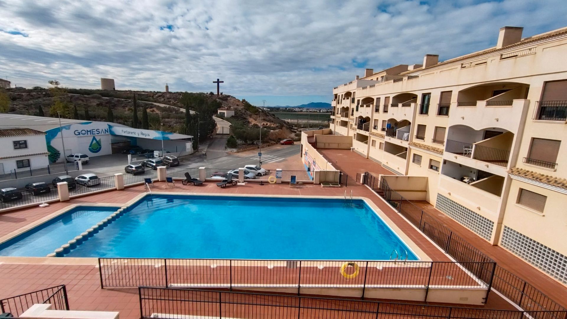 Piscina de Apartament en venda en  Murcia Capital amb Terrassa, Moblat i Piscina comunitària