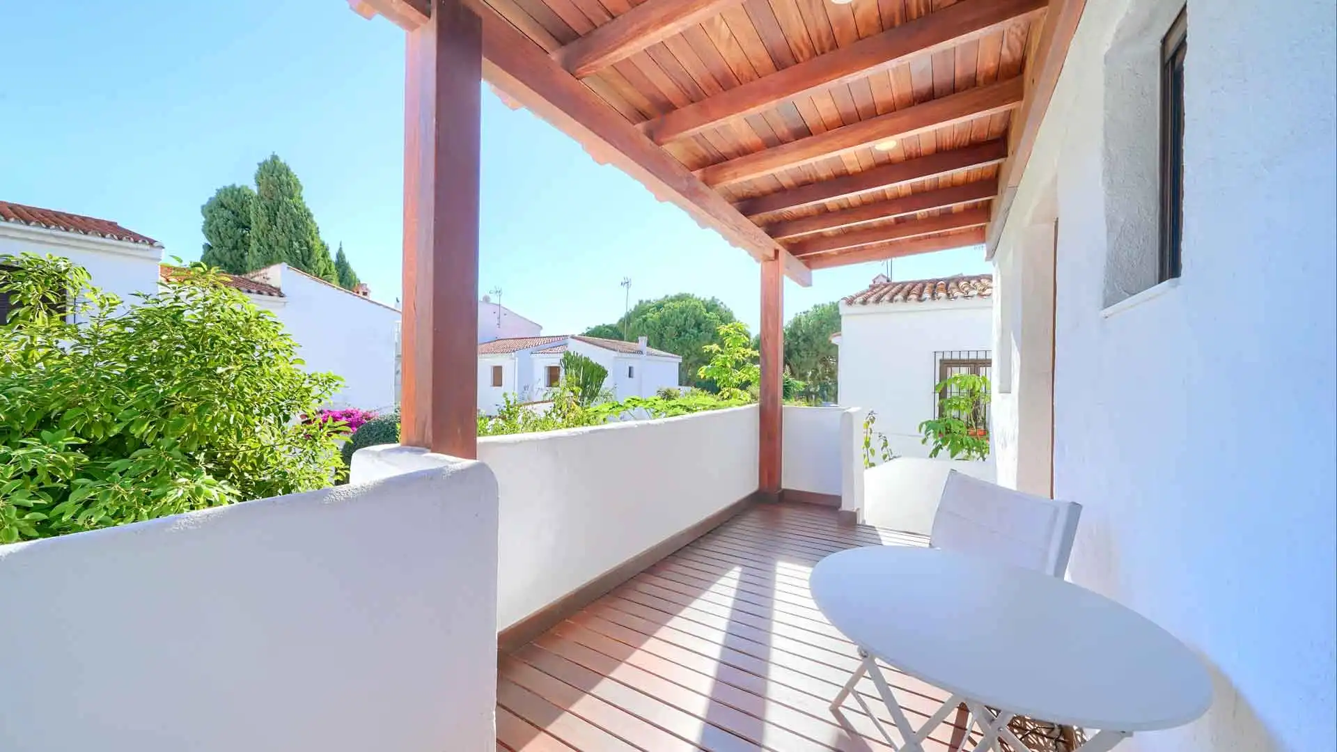 Terraza de Casa adosada en venta en Marbella con Aire acondicionado, Jardín privado y Terraza