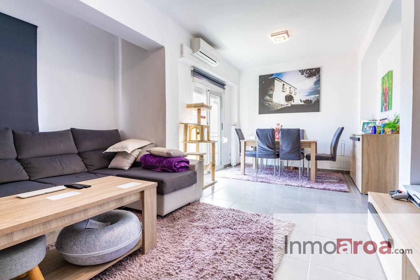 Living room of Flat for sale in Castellón de la Plana / Castelló de la Plana  with Air Conditioner, Heating and Balcony