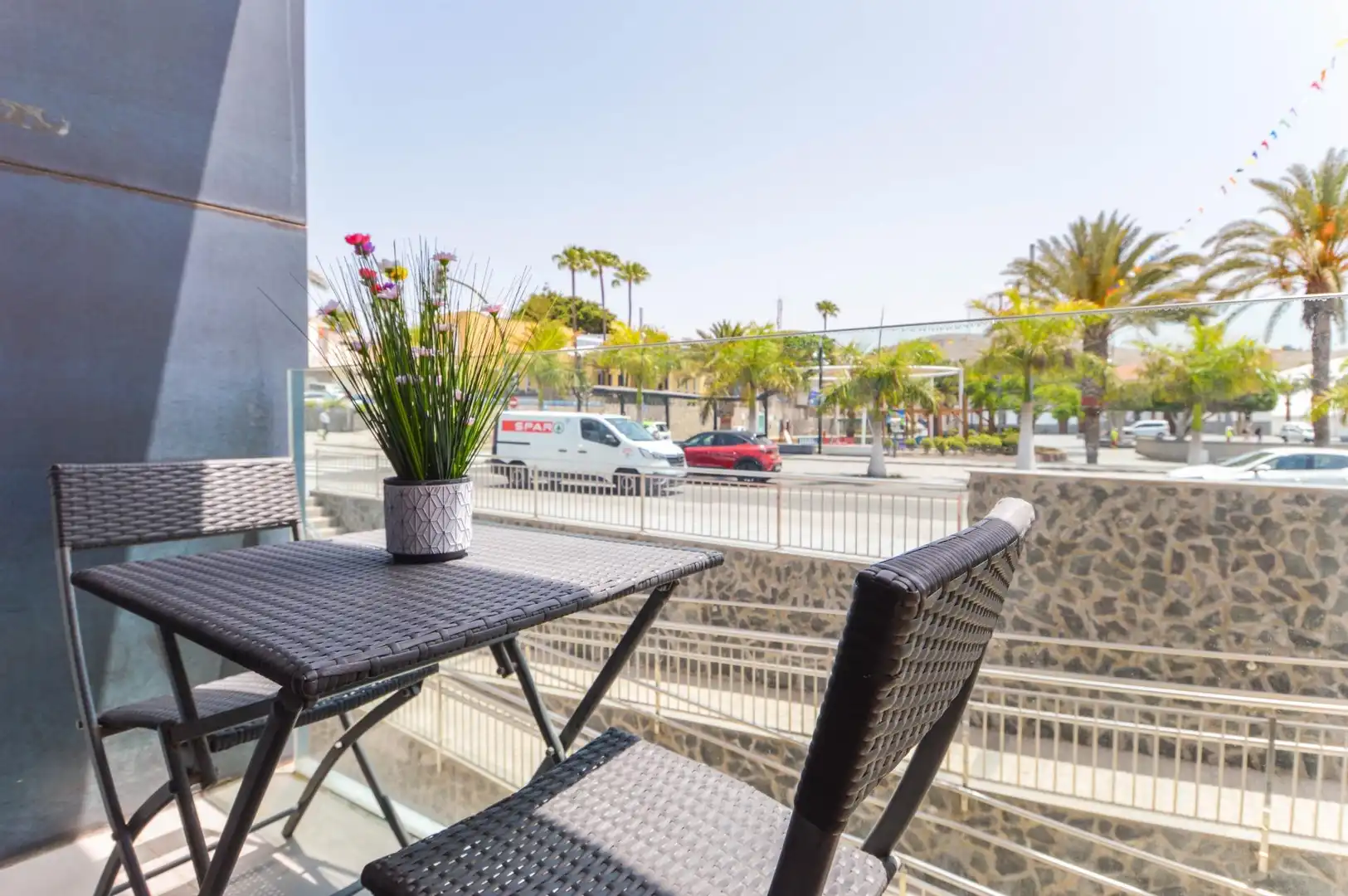 Terrasse von Wohnungen zum Verkauf in Mogán mit Klimaanlage, Terrasse und Abstellraum