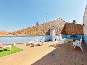 Terrasse von Dachboden zum verkauf in Aldeatejada mit Heizung, Parkett und Terrasse