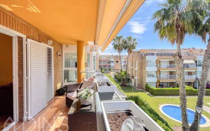 Exterior view of Flat for sale in Sant Andreu de Llavaneres  with Air Conditioner, Terrace and Swimming Pool