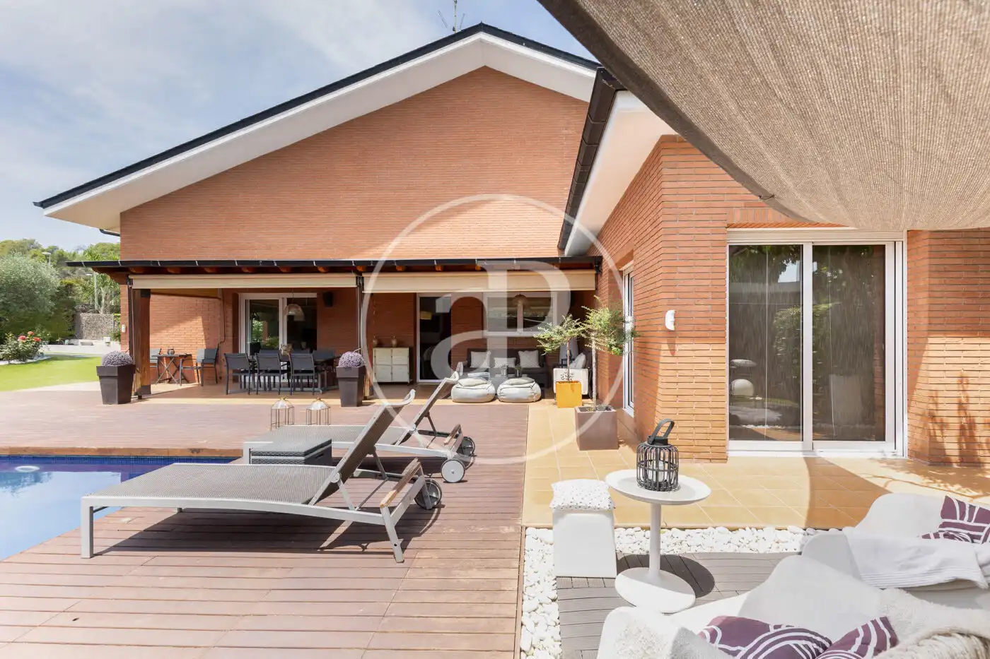 Terrassa de Casa o xalet en venda en Sant Quirze del Vallès amb Aire condicionat, Calefacció i Jardí privat