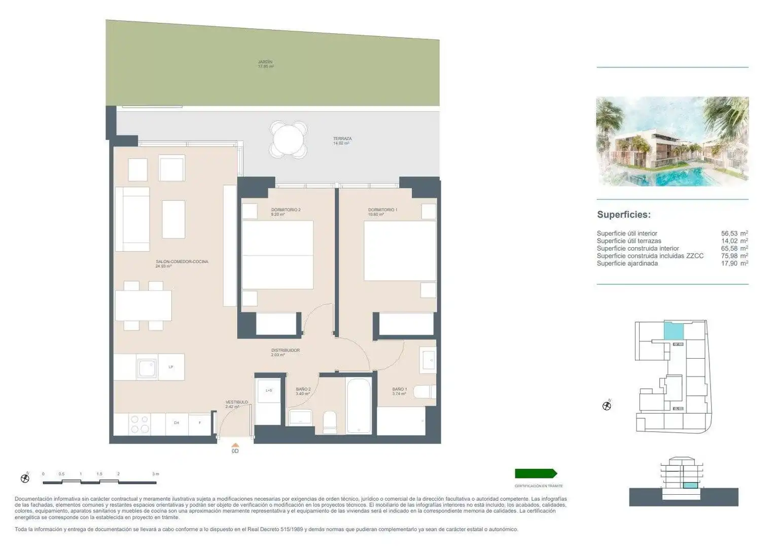 Apartamento con terraza en venta en Centro ciudad, imagen 15