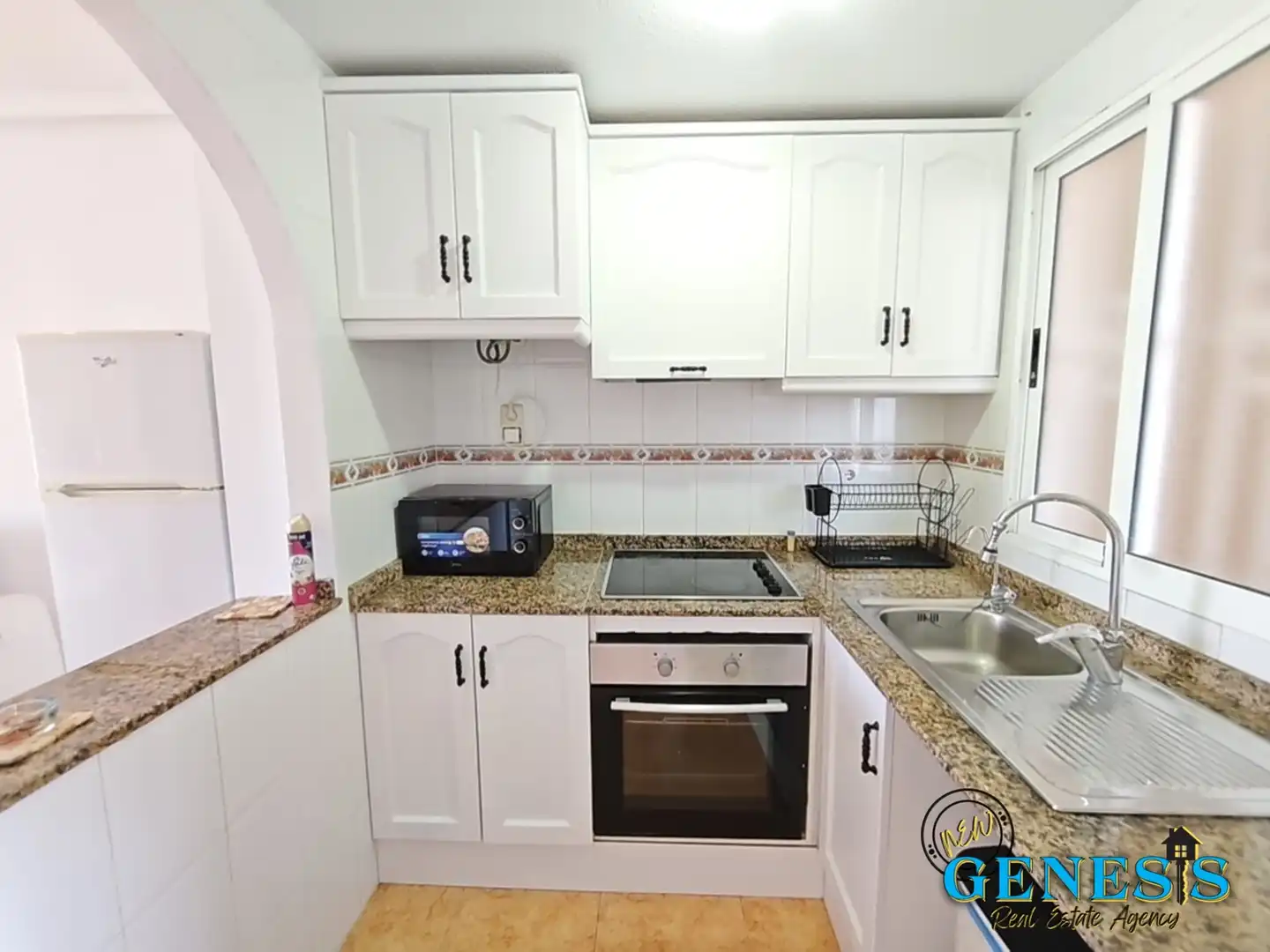 Cocina de Apartamento en venta en Torrevieja con Terraza, Amueblado y Lavadora
