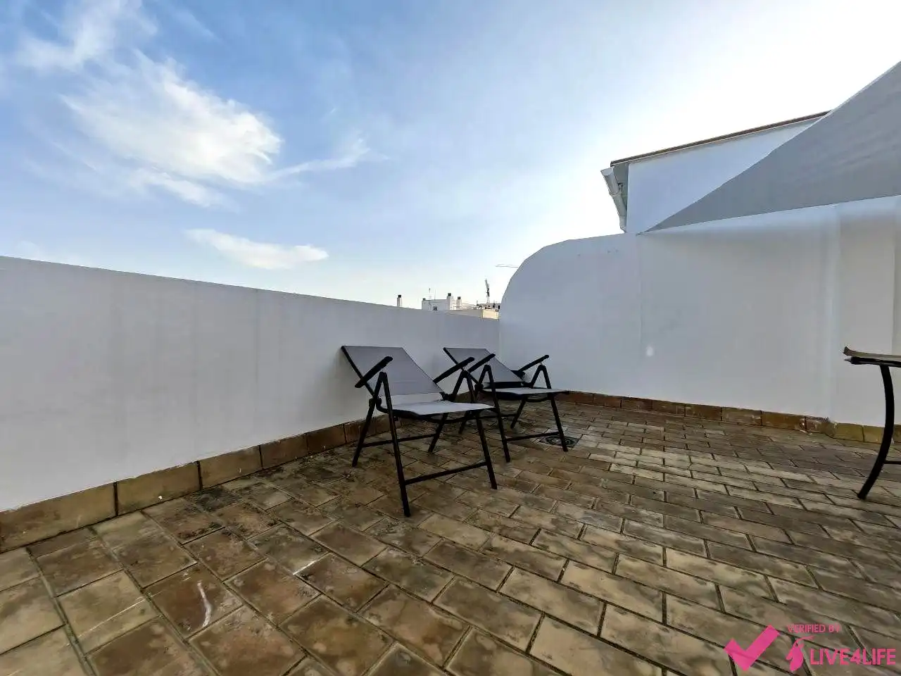 Terrasse von Maisonette zur Miete in Sevilla mit Klimaanlage, Terrasse und Möbliert