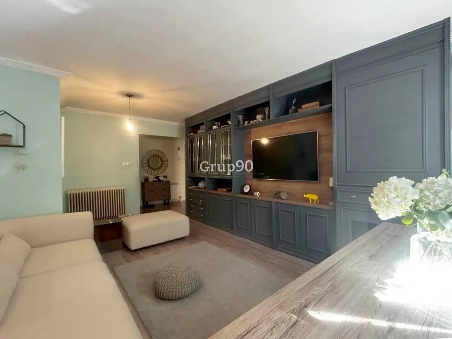Sala de estar de Piso en venta en Lleida con Calefacción, Parquet y Balcón