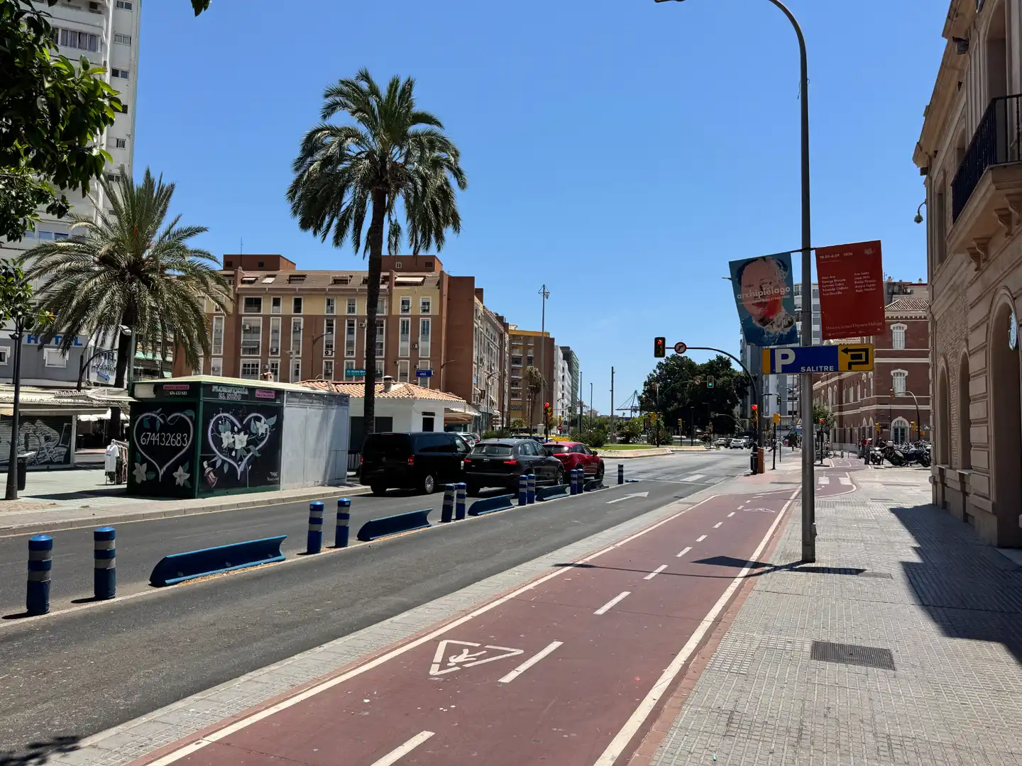 Vista exterior de Piso en venta en Málaga con Aire acondicionado, Terraza y Amueblado