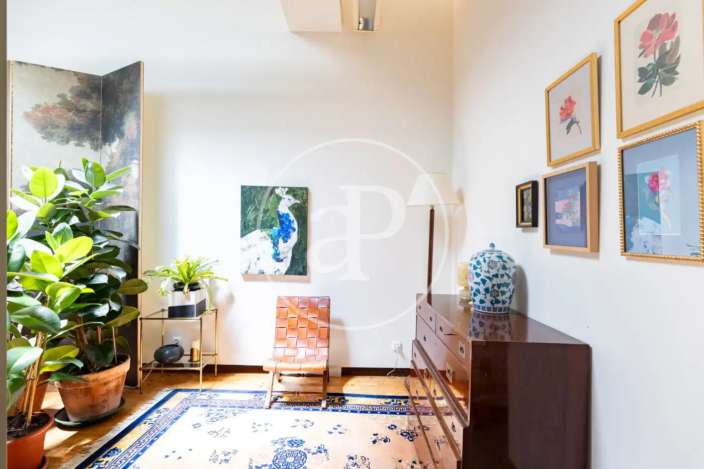 Sala d'estar de Pis en venda en Barcelona amb Aire condicionat, Calefacció i Terrassa