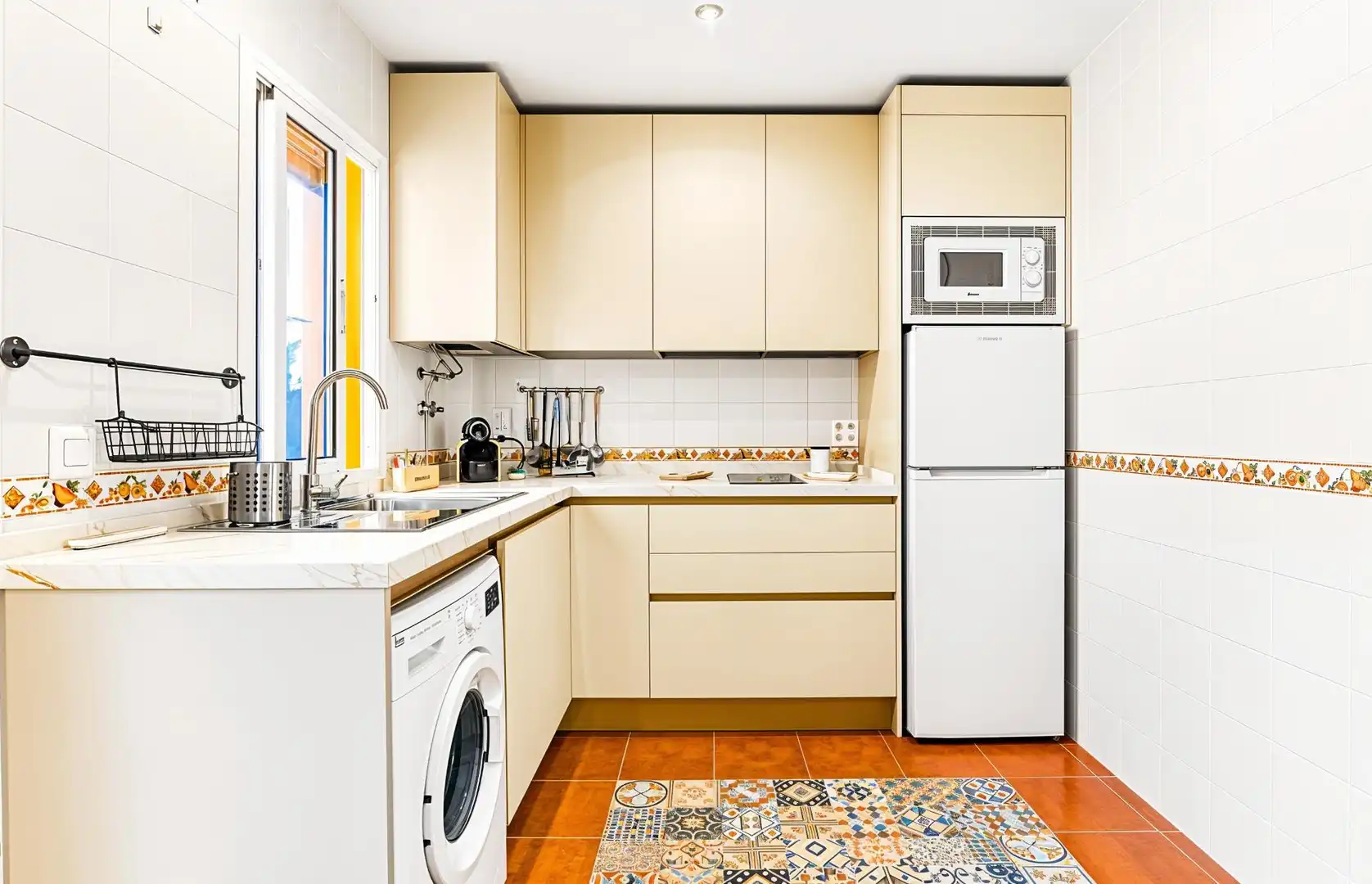 Cocina de Apartamento en venta en Chiclana de la Frontera con Aire acondicionado, Jardín privado y Terraza