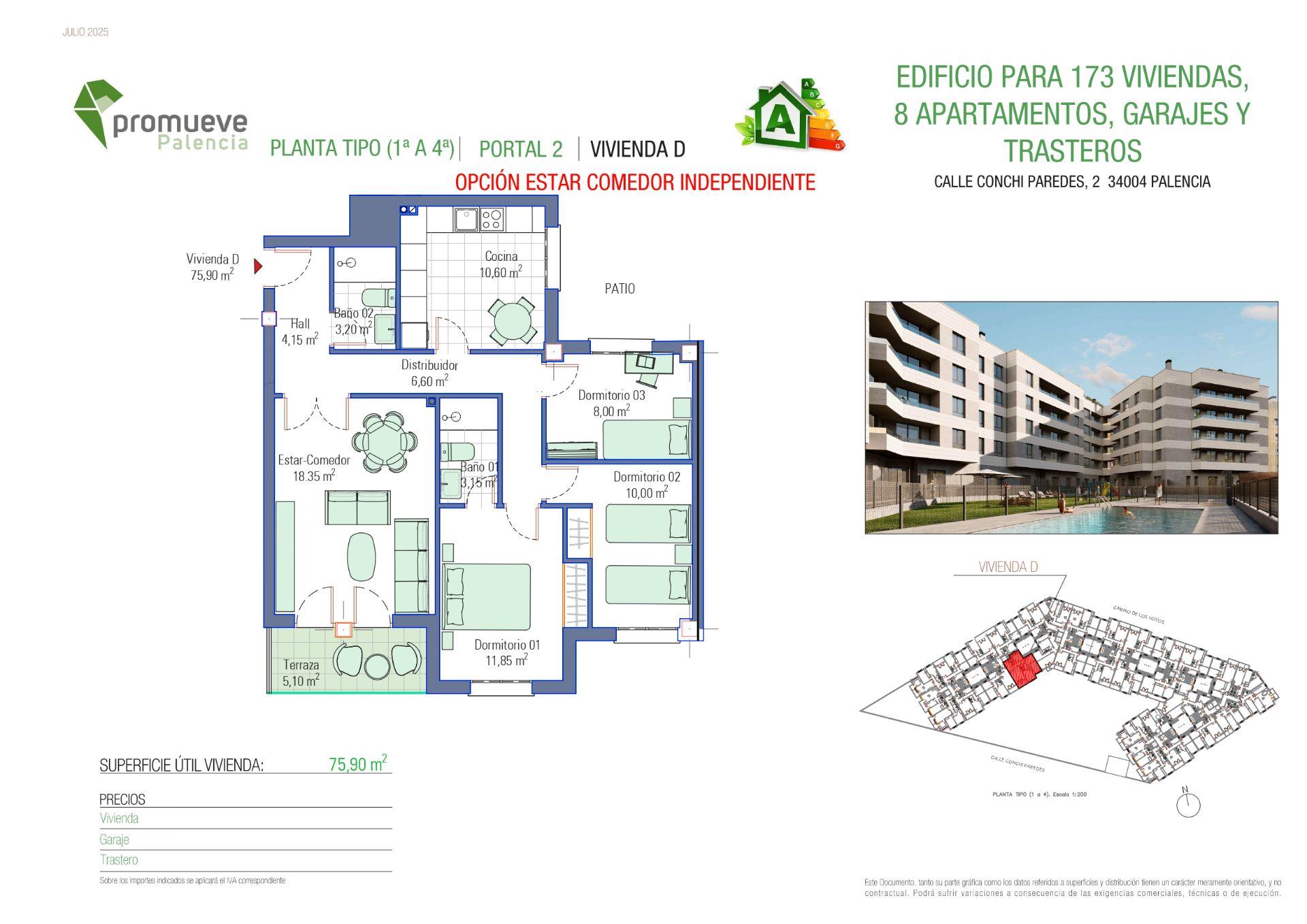 Pis en venda en Palencia Capital amb Terrassa, Traster i Piscina comunitària