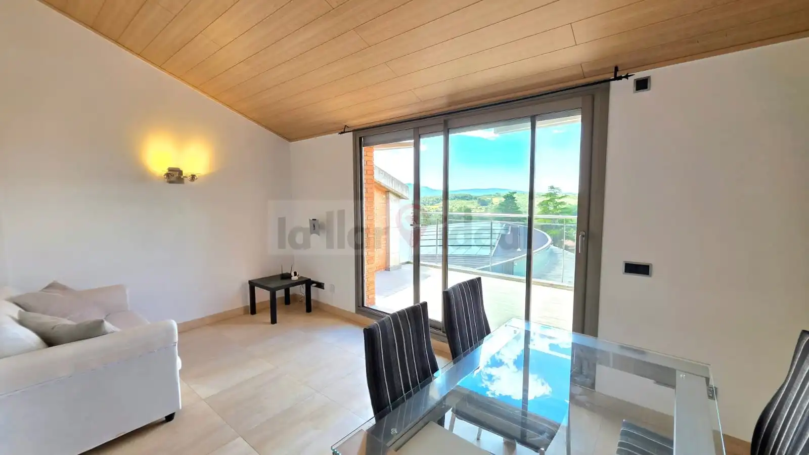 Dining room of Flat for sale in Sant Esteve Sesrovires  with Air Conditioner, Heating and Terrace