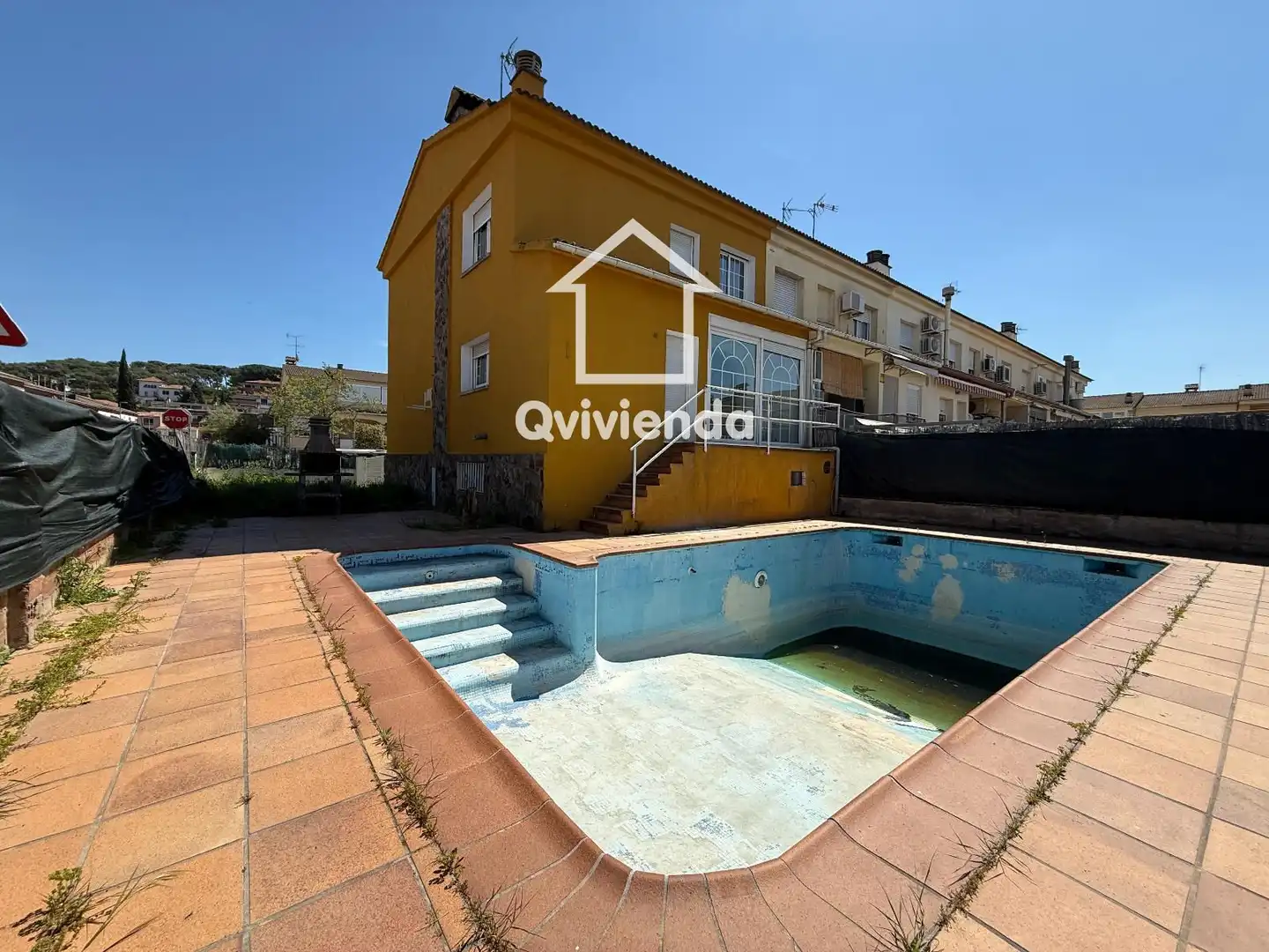 Jardín de Casa adosada en venta en Palau-solità i Plegamans con Piscina
