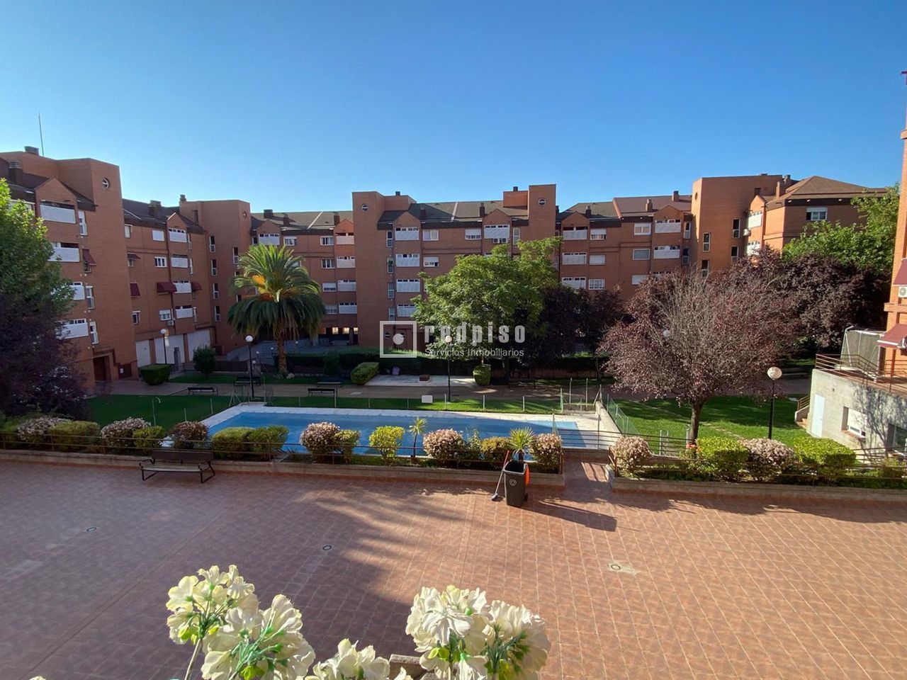 Exterior view of Flat for sale in  Madrid Capital  with Heating, Parquet flooring and Storage room