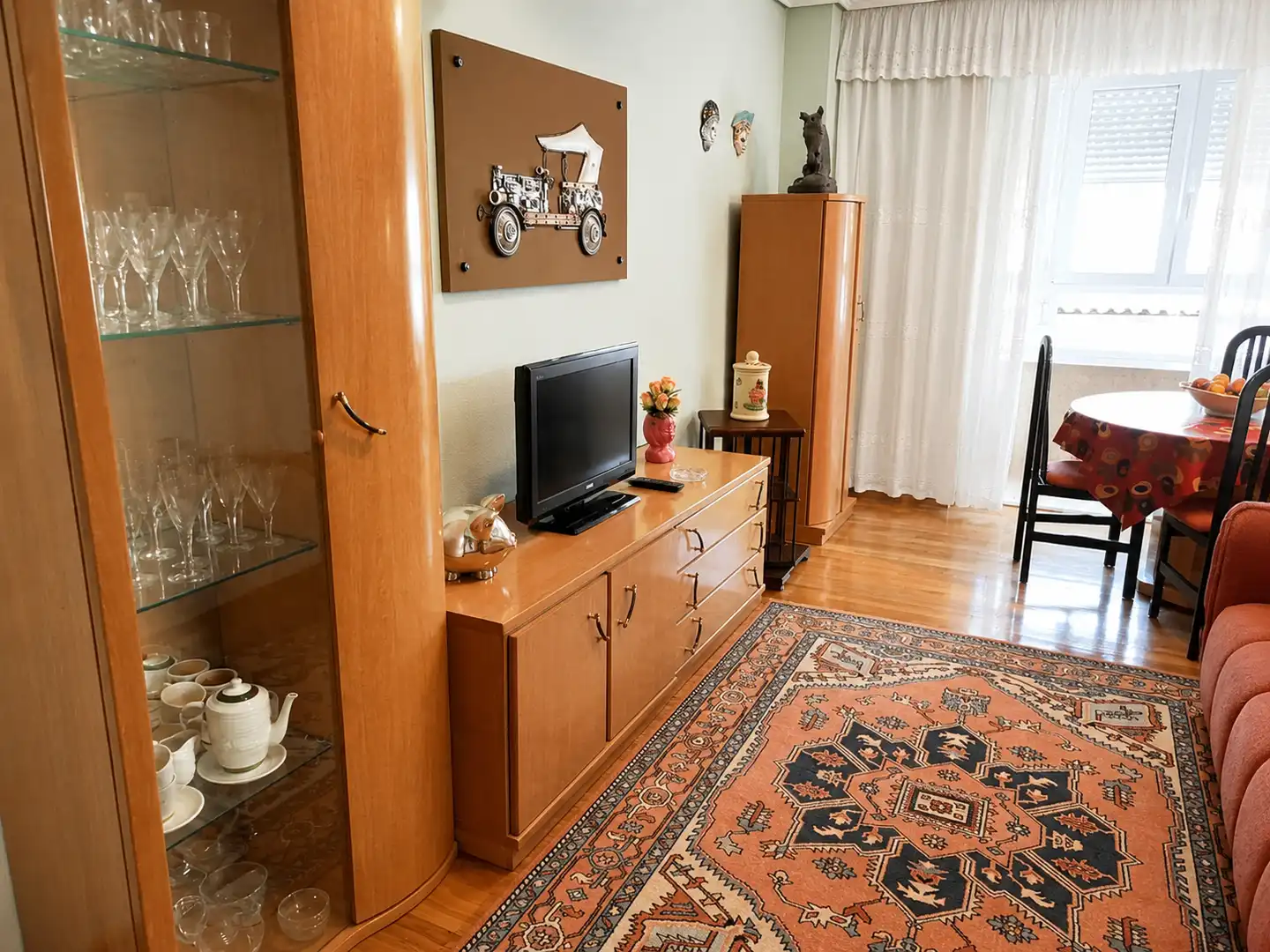 Wohnzimmer von Wohnung zur Miete in Santander mit Heizung, Abstellraum und Möbliert