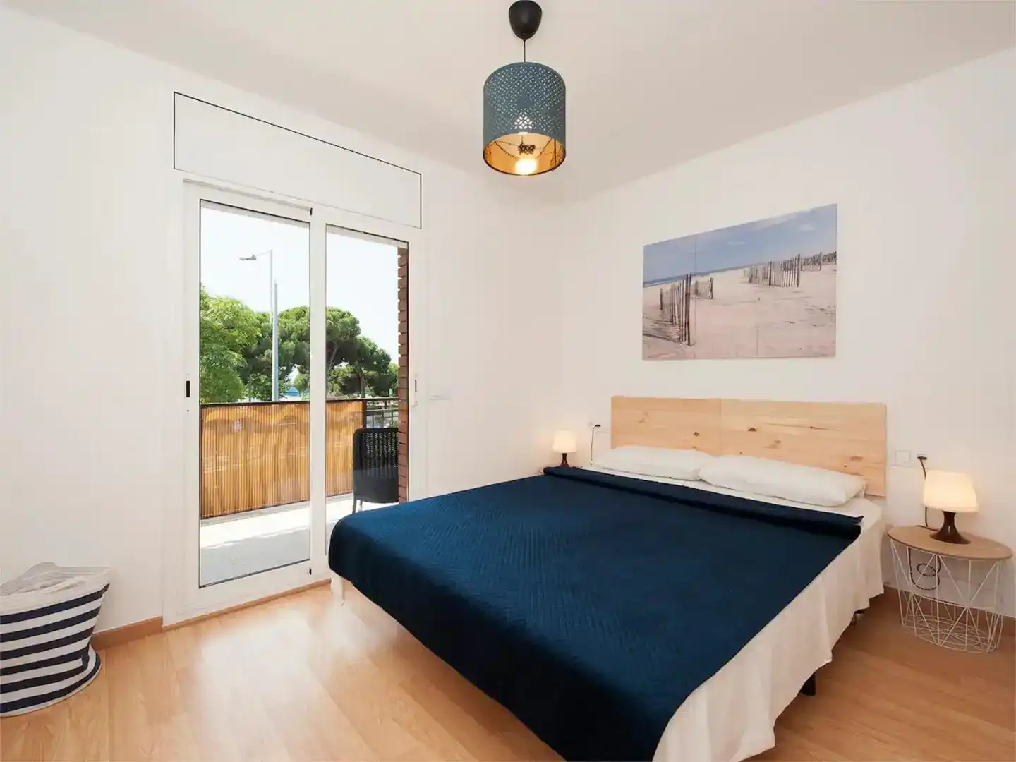 Schlafzimmer von Wohnung zur Miete in Castelldefels mit Klimaanlage, Schwimmbad und Balkon