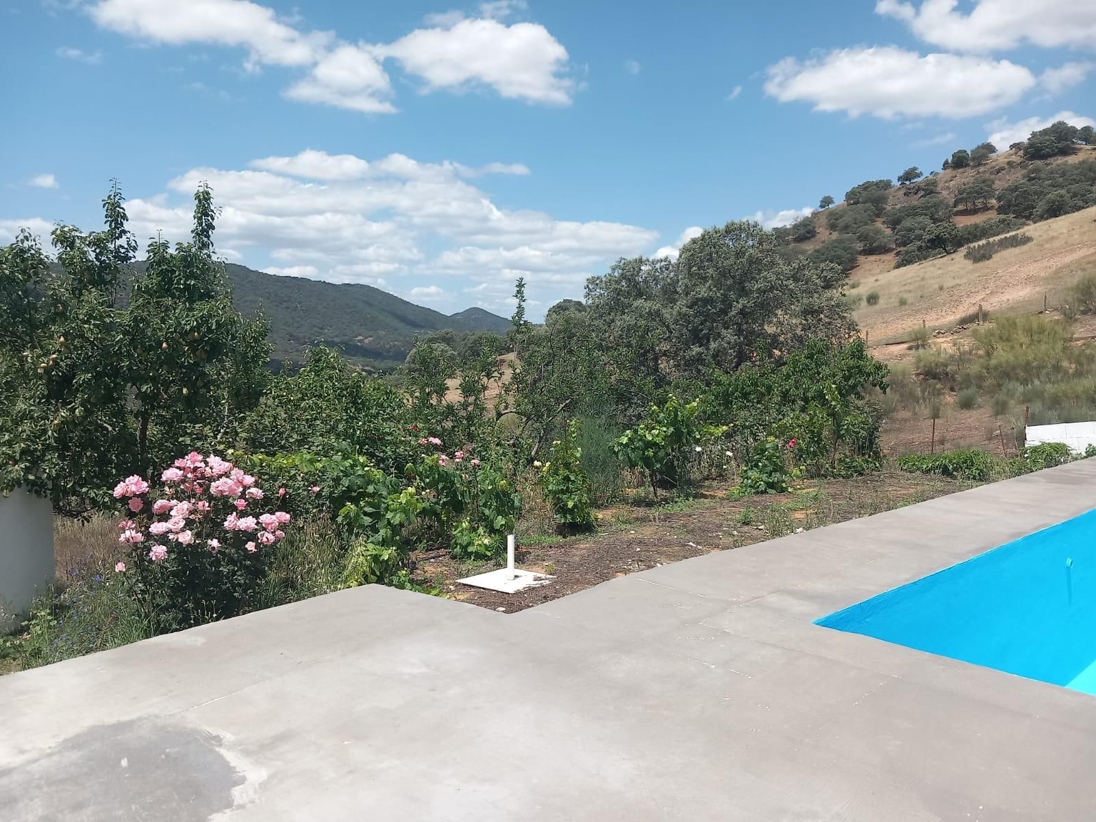 Piscina de Finca rústica en venda en Cazalla de la Sierra amb Jardí privat i Piscina