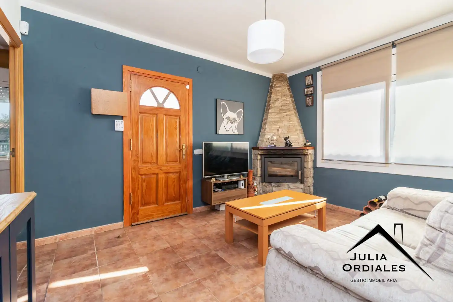 Sala de estar de Casa o chalet en venta en Piera con Aire acondicionado, Calefacción y Jardín privado