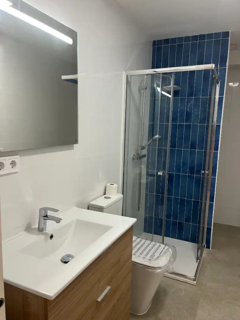 Bany de Apartament de lloguer en Alhaurín El Grande amb Rentadora