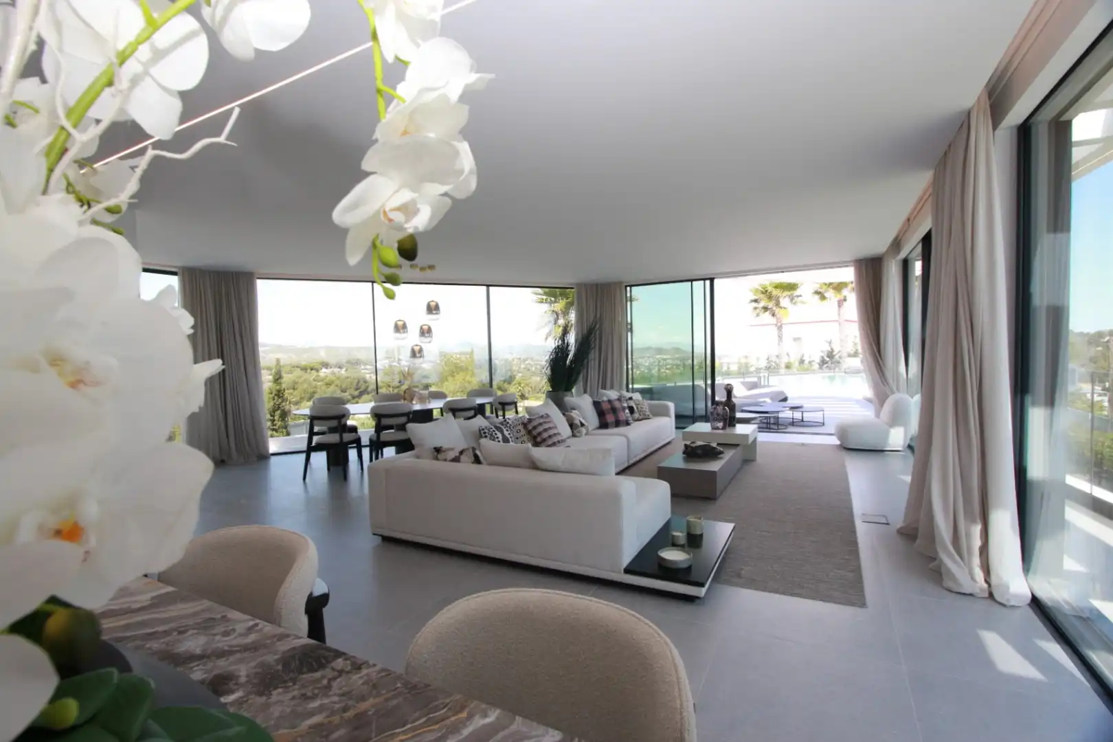 Sala d'estar de Casa o xalet en venda en Jávea / Xàbia amb Aire condicionat, Calefacció i Jardí privat