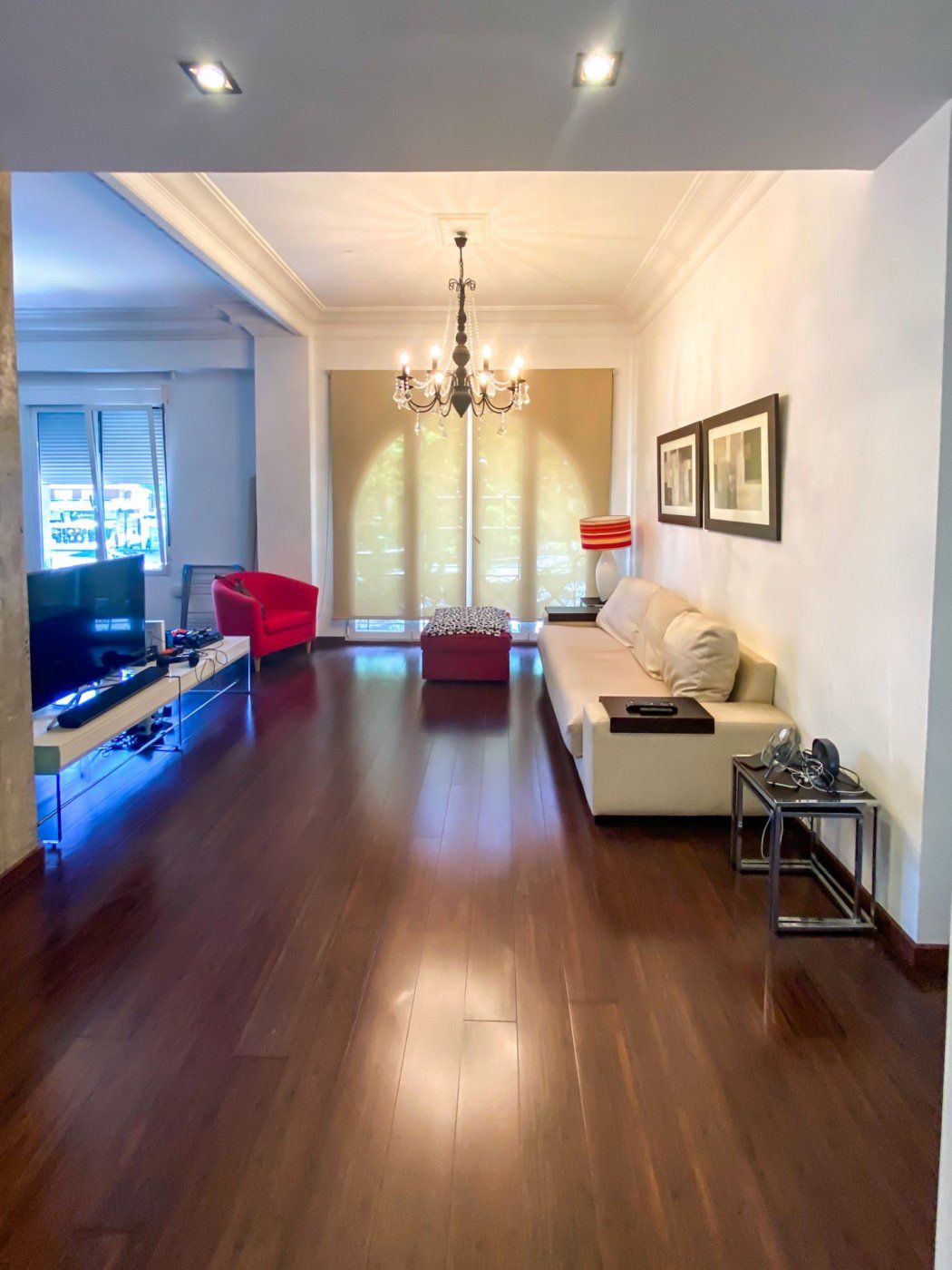 Sala d'estar de Pis de lloguer en  Valencia Capital amb Aire condicionat i Calefacció