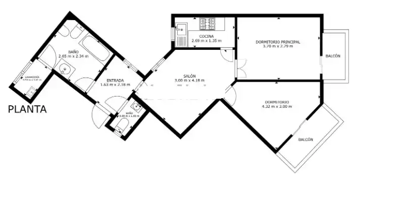 Piso con terraza en venta en Carrer de la Diputació, imagen 13