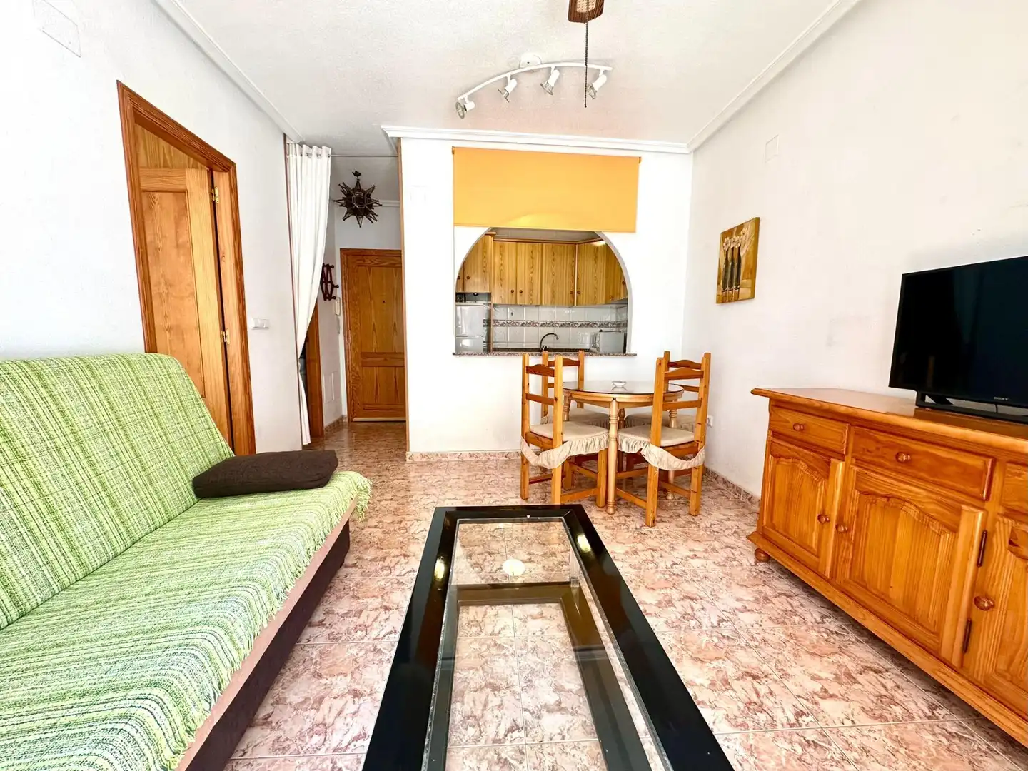 Wohnzimmer von Wohnung zum Verkauf in Torrevieja mit Klimaanlage und Terrasse
