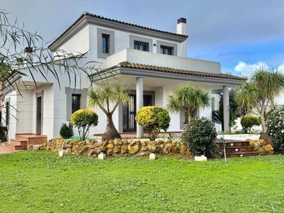 Exterior view of House or chalet for sale in Bormujos  with Terrace