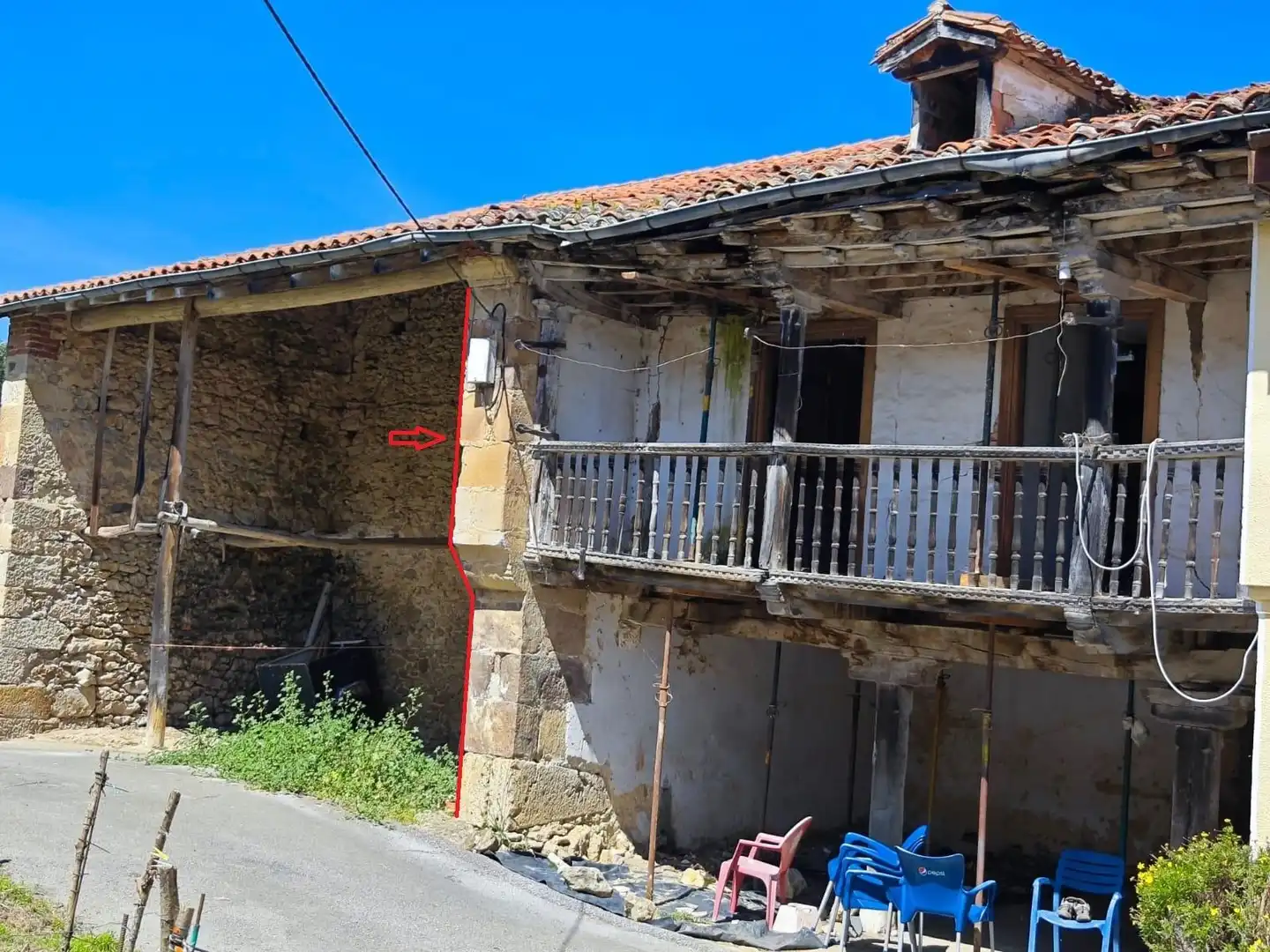 Vista exterior de Casa o chalet en venta en Valdáliga con Jardín privado y Balcón